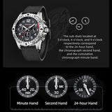 Outdoor Sports, Stainless Steel Solar Energy Electronic Watch
