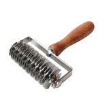 Stainless Steel Wooden Handle Dough Cutter and Curator