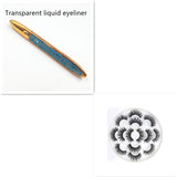 False Eyelashes, Self-adhesive Multicolor Eyeliner