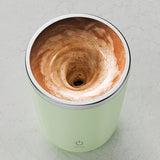 350ml Automatic Self Stirring Mug, Coffee Milk Juice Mixing Jug, Electric Stainless Steel Lazy Rotating Jar, Magnetic Stirring Cup