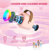 Portable Mini Wireless Microphone, Karaoke Audio Wireless Speaker