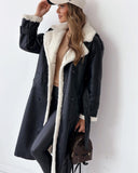 Women's Fashion Winter Trench Overcoat – Belted, Double-breasted, Mid-length Lapel Design