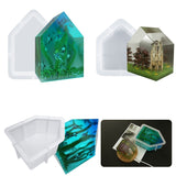 DIY Crystal Glue House Specimen Table Three-dimensional Silicone Mold