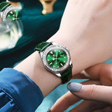 Elegant Diamond-inspired Water Ghost Quartz Watch for Women