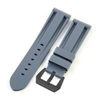Waterproof Rubber Pin Buckle, Silicone Watch Strap (Pack of 2)