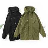 Men's Mid-length Hooded Windshield Jacket