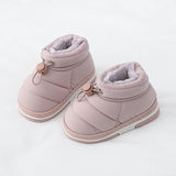 Cute Warm Boys and Girls Home Cotton Drag Canvas Shoes