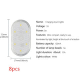 Touch Sensor Lamp – Wireless, Stick-on Interior Car Ambient Light