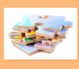 Wooden Children's Educational 24-piece Jigsaw Toy