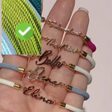 Personalized Name, Colorful Rope Chain Bracelet, Adjustable Hand Jewelry for Girls