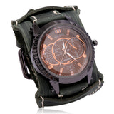 Personality European and American Punk Leather Watch