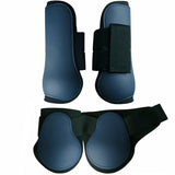 Horse Leg Protectors – PU Shell Jumping Boots for Training & Obstacle Riding