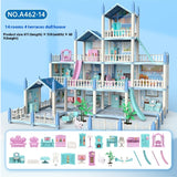 Girls' Playing House, DIY Assembled Princess House, Villa Toys