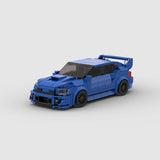 Modular Sports Car, Assembled Building Blocks Model