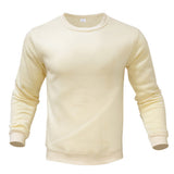 Men’s Warm Fleece-lined Crew Neck Knitwear
