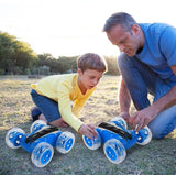 Children's Rolling Stunt RC Car Toy, Double-sided Rotating Drift Racing Car
