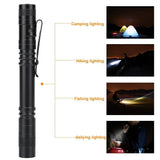 Aluminum Alloy Waterproof Strong Light Pencil-type Flashlight