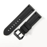 Waterproof Rubber Pin Buckle, Silicone Watch Strap (Pack of 2)