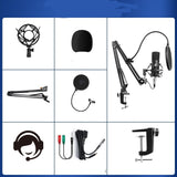 Mobile Phone K Song Capacitor, Computer Recording Wired Microphone Mic