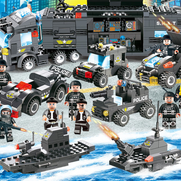 Creative Building Blocks Assembled Toy Set