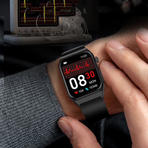 Non-invasive, Blood Oxygen, Heart Rate, Blood Glucose, Body Temperature Measuring Smartwatch