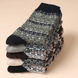 Retro Thick Line Stockings, Autumn and Winter Warm Tibetan Style