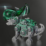 3D Metal Dinosaur Assembly Model Puzzle Toy – Mechanical DIY Educational Collectible