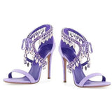 Stiletto Heel Rhinestone, Simple Women's Shoes