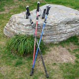 Aluminum Alloy, Folding Retractable Outdoor, Hiking Cane