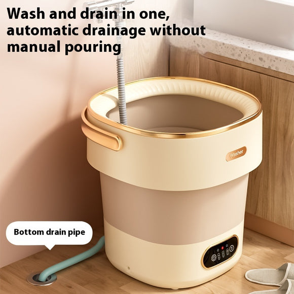 Folding Automatic Washing Machine, Integrated Portable Large Capacity Appliance