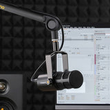 Tianwang Core Moving Coil XLR Microphone with Recording Equipment for Computer and Live Radio