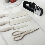 Four-in-one Kitchen Knife Sharpening Stick, Fixed Angle Sharpener Fast Sharpener, Household Sharpening Stone, Useful Kitchen Gadgets