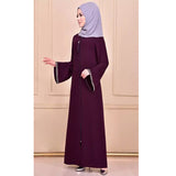 Middle East Dubai Turkish Jalabiya Zipper Jabla Cardigan Robe