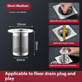 Washbasin Leaking Plug, Bounce Core Drainer Accessories with Strainer