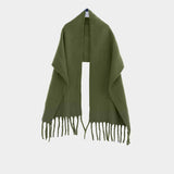Solid Color Warm Shawl – Polyester Fabric Neck Wrap