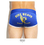 Beach Holiday Series, Cartoon Printing U-bag Men's Flat Underpants