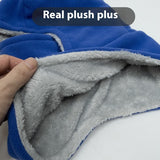 Winter Fleece Hooded Scarf – Windproof, Cold-proof Thermal Face Mask & Outdoor Head Cover