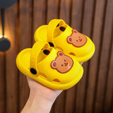 Summer New Cute Bear, Baby Girl and Boys', Soft Bottom Non-slip Home Bathroom Sandals