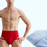 Men's Briefs, Old School Vintage Style Stretch, High Waist Cotton Underwear