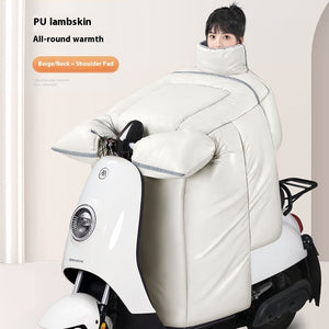 Rain-proof, Fleece-lined Thickened Waterproof Winter Windshield