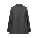Embroidered, Old-school Casual Blazer for Men