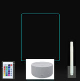 3D Acrylic Handwriting Message Board LED Light, Creative Note Lamp