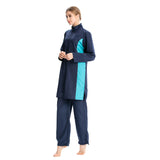 Muslim Burkini Swimsuit Asian Hui Conservative Three-piece Suit, Sportswear Swimming Costume