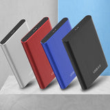 USB 3.0 Aluminum 2.5-Inch SATA External Hard Drive Enclosure Case, No Storage
