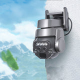 V380 3-Screen 4G Outdoor Household Smart Camera with 10x Zoom, Night Vision and HD Monitoring