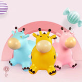 Inflatable Jumping Horse Toy – Thickened PVC Kids Hopper with Safety Design