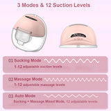 Electric Breast Wearable, Integrated Bilateral Automatic Breast Suction Pump