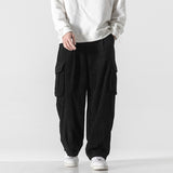 Men's Corduroy Loose Wide Leg Straight All-matching Casual Pants