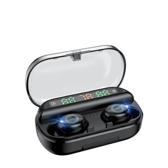 Bluetooth Headset with Microphone LED Display