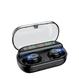 Bluetooth Headset with Microphone LED Display